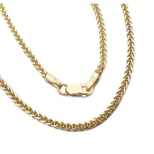 ZŁOTY 14K ŁAŃCUSZEK 60cm LISI OGON id L1094