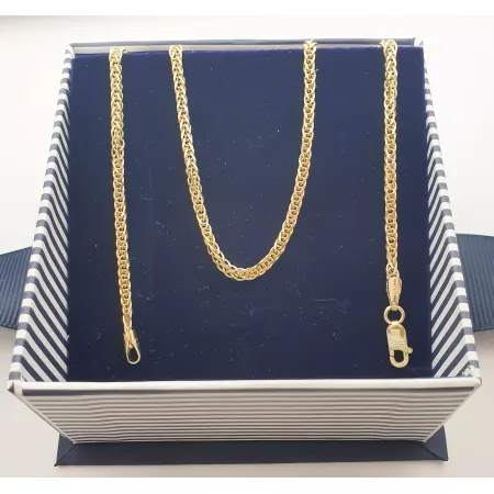 ZŁOTY 14K ŁAŃCUSZEK 60cm LISI OGON id L1094 ZŁOTY 14K ŁAŃCUSZEK 60cm LISI OGON id L1094