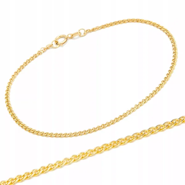 Złota Bransoletka 585 Monaliza 19cm B920