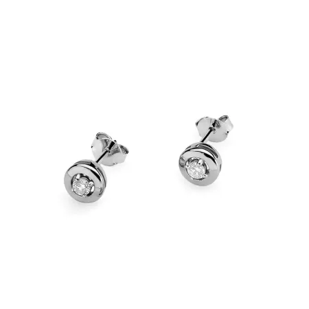 Złote Kolczyki 585 z Brylantami 0,16ct Sztyft Złote Kolczyki 585 z Brylantami 0,16ct Sztyft