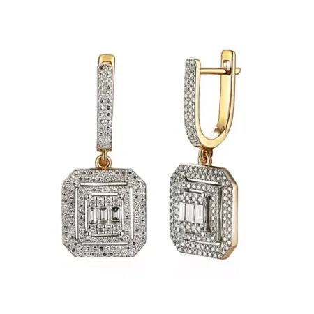 ZŁOTE 14K KOLCZYKI DIAMENTY ANGIELSKIE NA PREZENT ZŁOTE 14K KOLCZYKI DIAMENTY ANGIELSKIE NA PREZENT