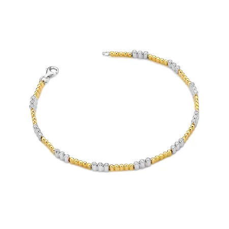 Elegancka 585 Bransoletka Białe Złoto z Brylantami Elegancka 585 Bransoletka Białe Złoto z Brylantami