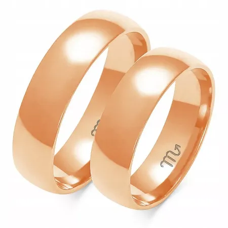 OBRĄCZKI ZŁOTE BEZSZWOWE 14K 5,5 mm A-107