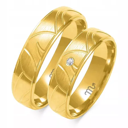 ZŁOTE 14K OBRĄCZKI BRYLANT SOCZEWKA 5,5mm GRAWER ZŁOTE 14K OBRĄCZKI BRYLANT SOCZEWKA 5,5mm GRAWER