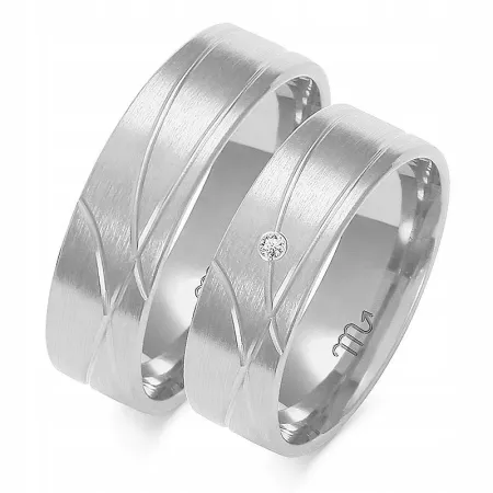 ZŁOTE 14K OBRĄCZKI PŁASKIE 5.5mm BRYLANT GRAWER ZŁOTE 14K OBRĄCZKI PŁASKIE 5.5mm BRYLANT GRAWER