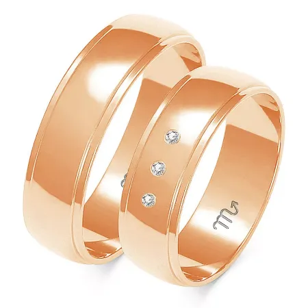 ZŁOTE 14K OBRĄCZKI SOCZEWKA 6mm BRYLANTY GRAWER ZŁOTE 14K OBRĄCZKI SOCZEWKA 6mm BRYLANTY GRAWER
