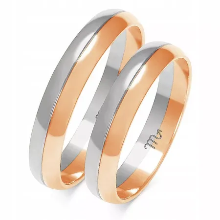 OBRĄCZKI ZŁOTE 14K 4 mm SOCZEWKA A-201 OBRĄCZKI ZŁOTE 14K 4 mm SOCZEWKA A-201
