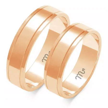 ZŁOTE OBRĄCZKI ŚLUBNE PÓŁOKRĄGŁE 585 5,5mm A-209 ZŁOTE OBRĄCZKI ŚLUBNE PÓŁOKRĄGŁE 585 5,5mm A-209