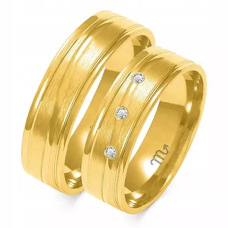 ZŁOTE 8K OBRĄCZKI ŚLUBNE 6mm BRYLANTY GRAWER A-218 ZŁOTE 8K OBRĄCZKI ŚLUBNE 6mm BRYLANTY GRAWER A-218