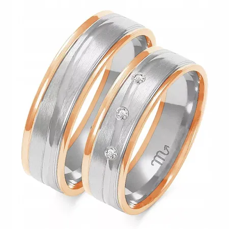 ZŁOTE OBRĄCZKI ŚLUBNE 14K 6mm BRYLANT GRAWER A-218 ZŁOTE OBRĄCZKI ŚLUBNE 14K 6mm BRYLANT GRAWER A-218