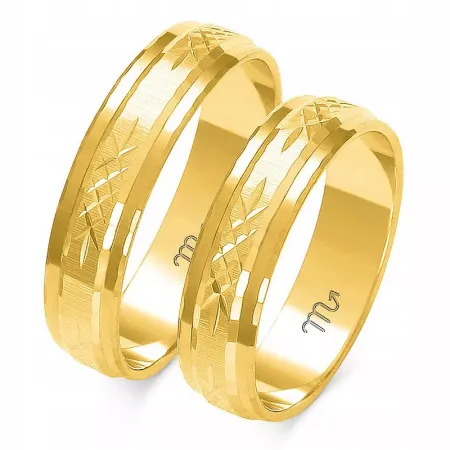 ZŁOTE OBRĄCZKI ŚLUBNE pr 333 4mm GRAWER A-220 ZŁOTE OBRĄCZKI ŚLUBNE pr 333 4mm GRAWER A-220