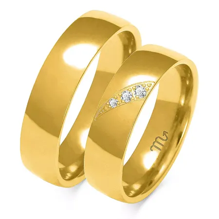 ZŁOTE 14K OBRĄCZKI 5,5 mm CYRKONIA SOCZEWKA O-139 ZŁOTE 14K OBRĄCZKI 5,5 mm CYRKONIA SOCZEWKA O-139
