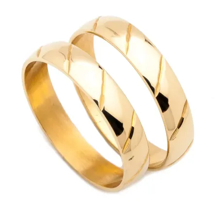 OBRĄCZKI ZŁOTE DIAMENTOWANE pr 585 4mm O-24 OBRĄCZKI ZŁOTE DIAMENTOWANE pr 585 4mm O-24
