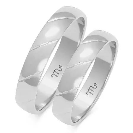 OBRĄCZKI ZŁOTE DIAMENTOWANE pr 585 4mm O-24 OBRĄCZKI ZŁOTE DIAMENTOWANE pr 585 4mm O-24