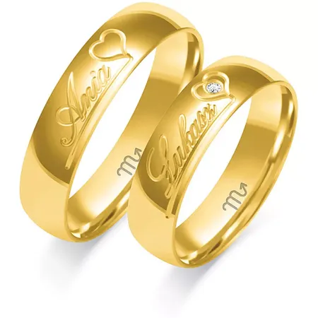 OBRĄCZKI 14K WZÓR SERCE BRYLANT BIAŁE ZŁOTO O-378 OBRĄCZKI 14K WZÓR SERCE BRYLANT BIAŁE ZŁOTO O-378