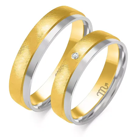 ZŁOTE ELEGANCKIE 14K OBRĄCZKI Z CYRKONIĄ OE-106C ZŁOTE ELEGANCKIE 14K OBRĄCZKI Z CYRKONIĄ OE-106C