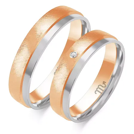 ZŁOTE ELEGANCKIE 14K OBRĄCZKI Z CYRKONIĄ OE-106C ZŁOTE ELEGANCKIE 14K OBRĄCZKI Z CYRKONIĄ OE-106C