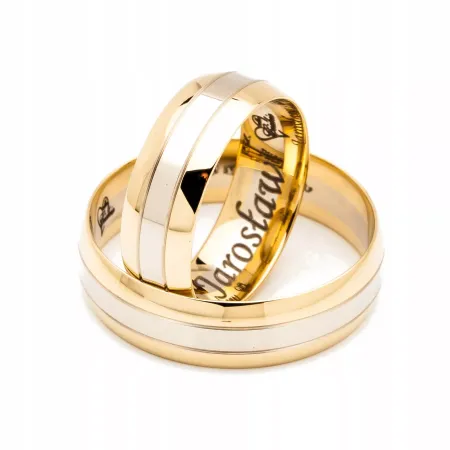 ZŁOTE 14K OBRĄCZKI ŚLUBNE 5.5mm BRYLANT OE-11 ZŁOTE 14K OBRĄCZKI ŚLUBNE 5.5mm BRYLANT OE-11