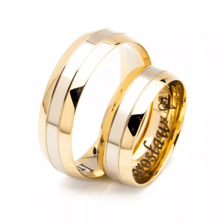 ZŁOTE 14K OBRĄCZKI ŚLUBNE 5.5mm BRYLANT OE-11 ZŁOTE 14K OBRĄCZKI ŚLUBNE 5.5mm BRYLANT OE-11