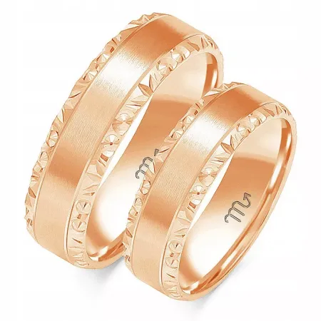 ZŁOTE ŚLUBNE 14K OBRĄCZKI DIAMENTOWANE OE-213 ZŁOTE ŚLUBNE 14K OBRĄCZKI DIAMENTOWANE OE-213