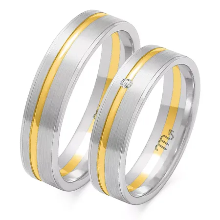 ZŁOTE 14K OBRĄCZKI BRYLANTY 5mm GRAWER ZŁOTE 14K OBRĄCZKI BRYLANTY 5mm GRAWER