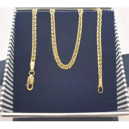 ZŁOTY 14K ŁAŃCUSZEK 55cm LISI OGON id L1089 ZŁOTY 14K ŁAŃCUSZEK 55cm LISI OGON id L1089