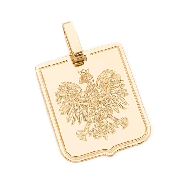 Zawieszka Złota Orzełek, Godło Polski Grawer Z1218