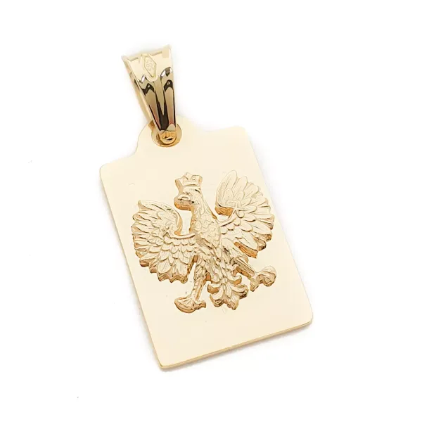Zawieszka Złota Orzełek, Godło Polski Grawer Z1221