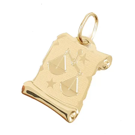 ZŁOTA 585 ZAWIESZKA ZNAK ZODIAKU WAGA Z1531D ZŁOTA 585 ZAWIESZKA ZNAK ZODIAKU WAGA Z1531D