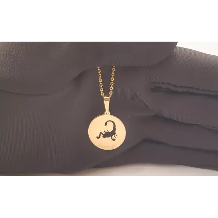 ZŁOTA 585 ZAWIESZKA ZNAK ZODIAKU SKORPION ZŁOTA 585 ZAWIESZKA ZNAK ZODIAKU SKORPION