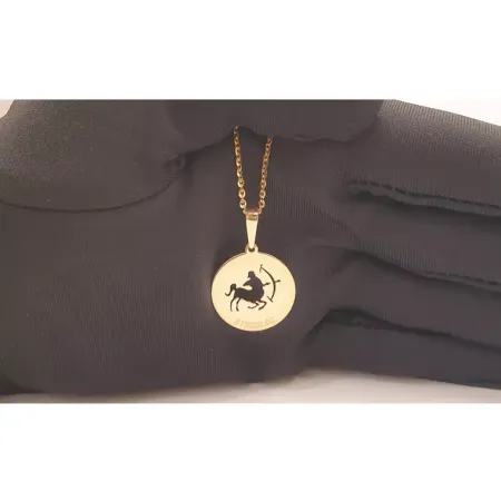 ZŁOTA 14K ZAWIESZKA ZNAK ZODIAKU STRZELEC Z1450 ZŁOTA 14K ZAWIESZKA ZNAK ZODIAKU STRZELEC Z1450