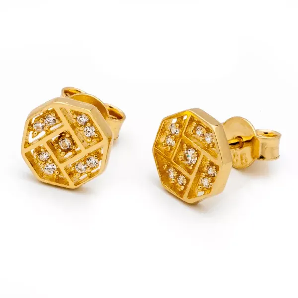 ZŁOTE 14K KOLCZYKI id K1077