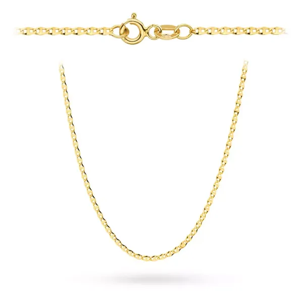 Złoty 585 Łańcuszek Gucci 45cm