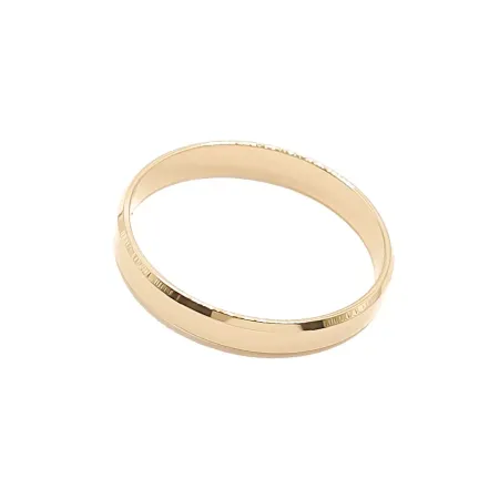 ZŁOTA OBRĄCZKA KLASYCZNA PŁASKA FAZOWANA 585 3mm