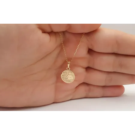 Złota Zawieszka Znak Zodiaku pr 585 Wodnik Złota Zawieszka Znak Zodiaku pr 585 Wodnik