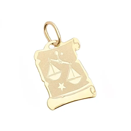 ZŁOTA 14K ZAWIESZKA ZNAK ZODIAKU WAGA Z1531 ZŁOTA 14K ZAWIESZKA ZNAK ZODIAKU WAGA Z1531