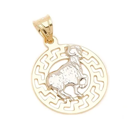 ZŁOTA 585 ZAWIESZKA ZNAK ZODIAKU BARAN id Z1337