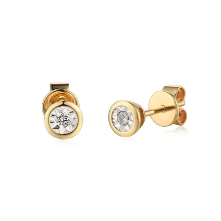 KOLCZYKI DIAMENTY SZTYFT BIAŁE ZŁOTO 0,08ct KOLCZYKI DIAMENTY SZTYFT BIAŁE ZŁOTO 0,08ct