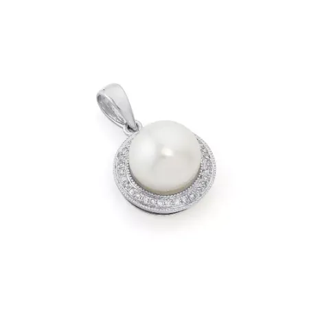 ZAWIESZKA PERŁA I DIAMENTY PREZENT PRÓBA 585 ZAWIESZKA PERŁA I DIAMENTY PREZENT PRÓBA 585