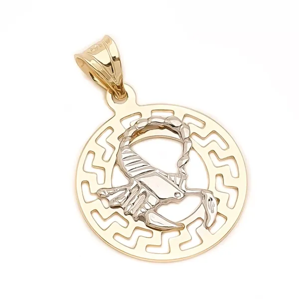 ZŁOTA 585 ZAWIESZKA ZNAK ZODIAKU SKORPION id Z1409