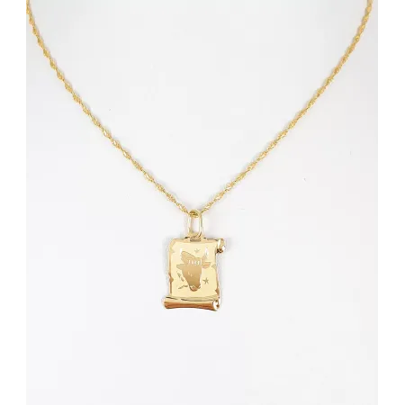 ZŁOTA 14K ZAWIESZKA ZNAK ZODIAKU BYK id Z1235