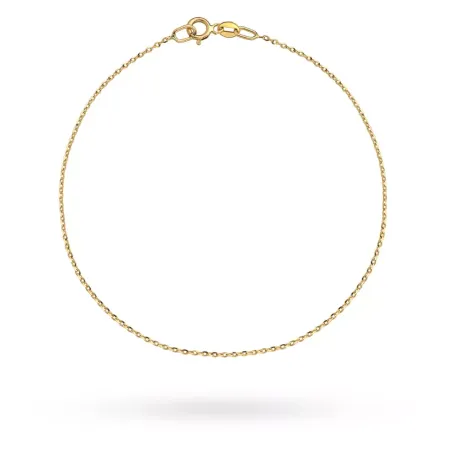 Złota Bransoletka 585 na Nogę Rolo 25 cm Złota Bransoletka 585 na Nogę Rolo 25 cm