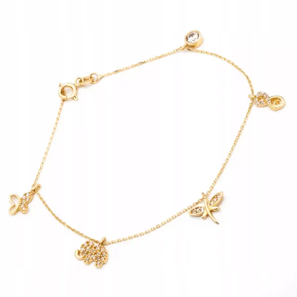 Złota 14K Bransoletka id B828