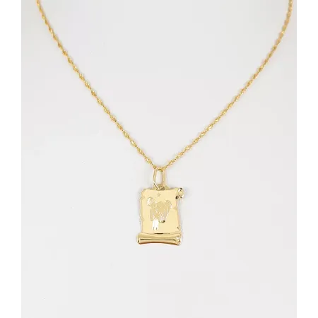 ZŁOTA 14K ZAWIESZKA ZNAK ZODIAKU WODNIK Z1645 ZŁOTA 14K ZAWIESZKA ZNAK ZODIAKU WODNIK Z1645