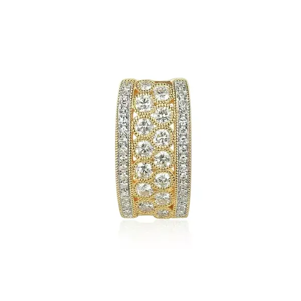 Elegancka 14K Zawieszka z Diamentami na Prezent
