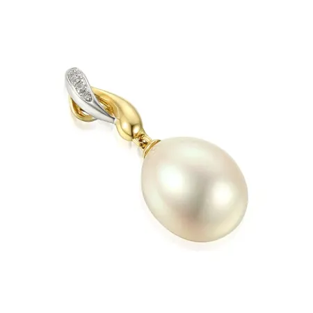 ZŁOTA ELEGANCKA 585 ZAWIESZKA PERŁA DIAMENTY ZŁOTA ELEGANCKA 585 ZAWIESZKA PERŁA DIAMENTY