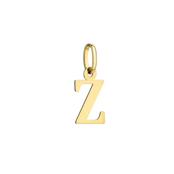 Złota Zawieszka Mała Literka ''Z'' pr 585