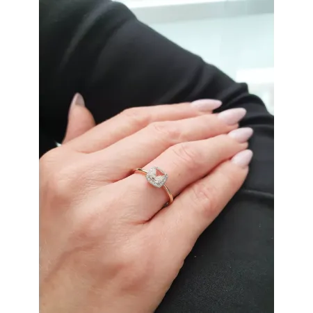 PIERŚCIONEK MORGANIT DIAMENTY 585 RÓŻOWE ZŁOTO PIERŚCIONEK MORGANIT DIAMENTY 585 RÓŻOWE ZŁOTO