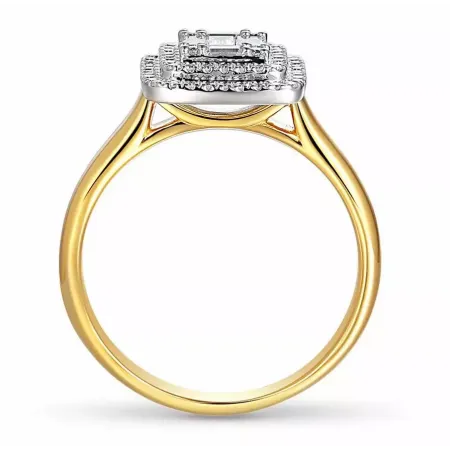 ZŁOTY 585 ELEGANCKI PIERŚCIONEK DIAMENTY GRAWER ZŁOTY 585 ELEGANCKI PIERŚCIONEK DIAMENTY GRAWER