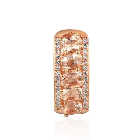 ZAWIESZKA RÓŻOWE ZŁOTO MORGANIT DIAMENT PRÓBA 585 ZAWIESZKA RÓŻOWE ZŁOTO MORGANIT DIAMENT PRÓBA 585